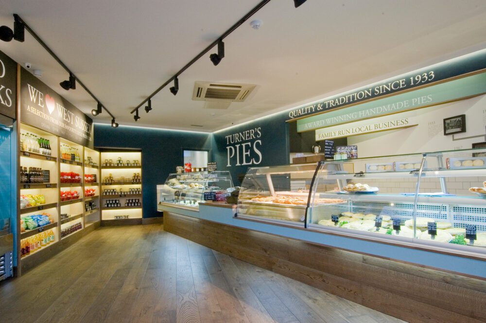 turners pies interior